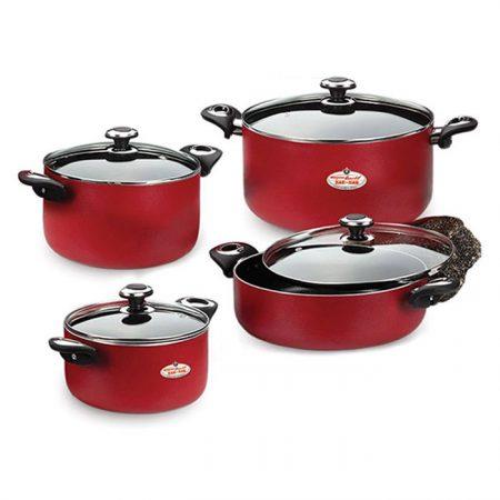 سرویس 8 پارچه گرانیتا با درب شیشه ای زرساب کد GT-7550G